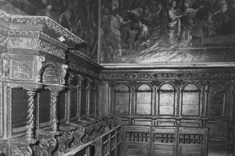stalli del coro - ambito salentino (sec. XVIII)