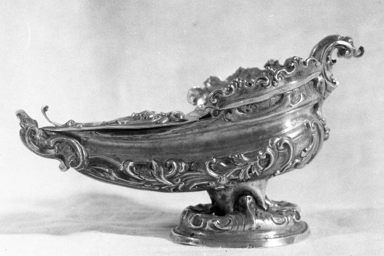 navicella portaincenso - manifattura napoletana (sec. XIX)