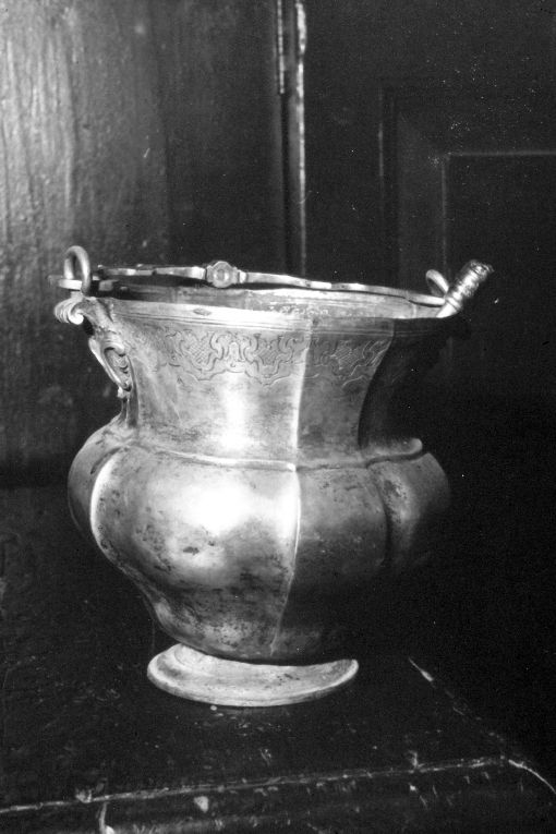 secchiello per l'acqua benedetta - manifattura napoletana (sec. XIX)