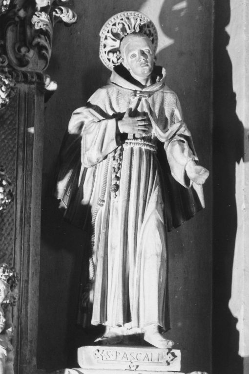 San Pasquale Baylon (statua) - ambito salentino (sec. XVIII)
