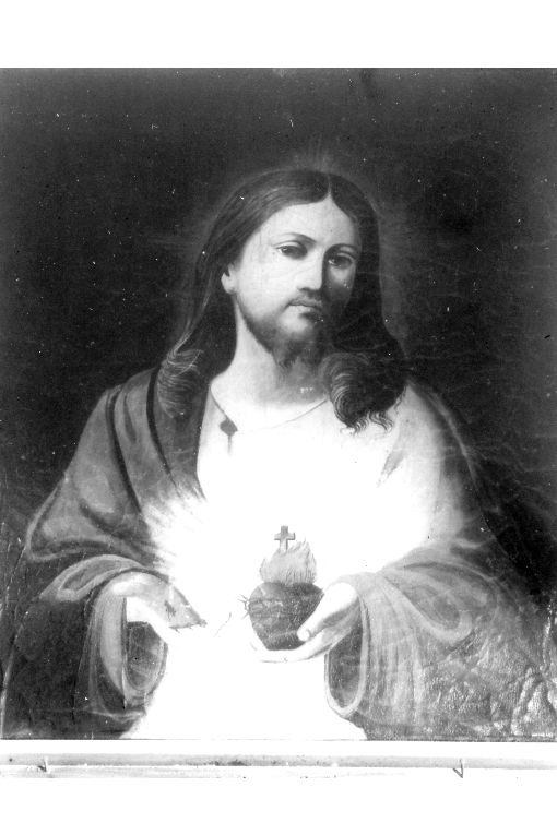 Sacro Cuore di Gesù (dipinto) - ambito Italia meridionale (sec. XIX)