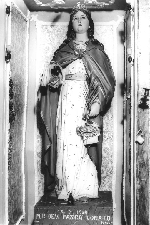 Santa Lucia (statua) - ambito Italia meridionale (sec. XX)