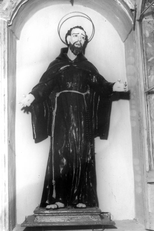San Francesco d'Assisi (statua) - ambito Italia meridionale (sec. XVIII)