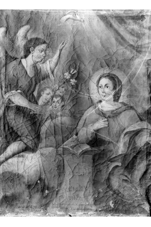 Annunciazione (dipinto) di Farsurella Salvatore (sec. XIX)