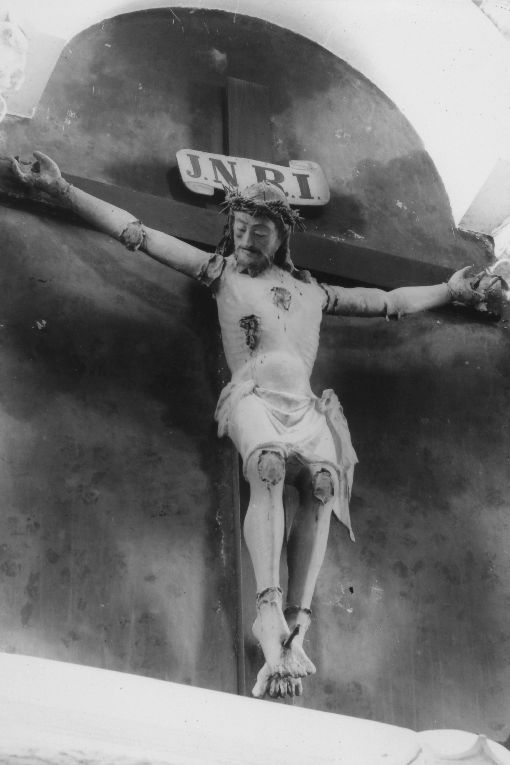 Cristo crocifisso (crocifisso) - ambito Italia meridionale (sec. XVII)