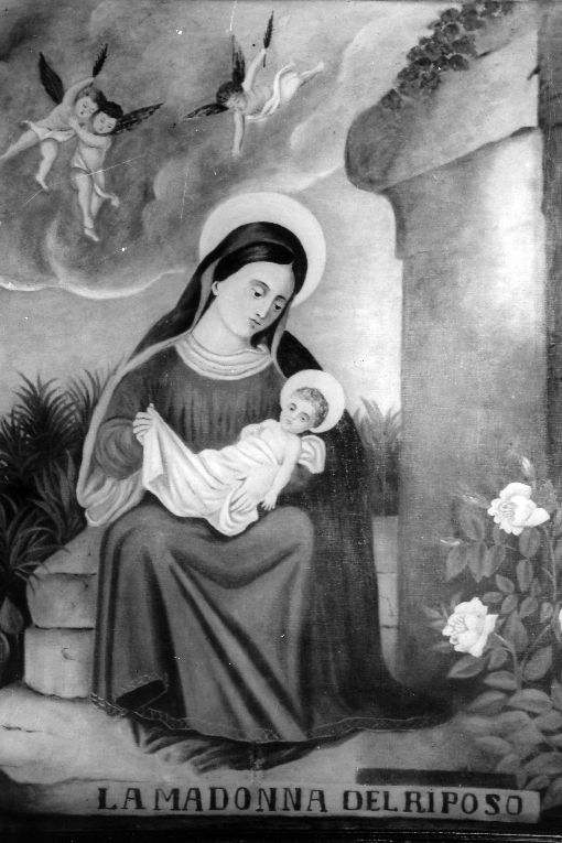 Madonna del Riposo (dipinto) di Muzio A (sec. XX)