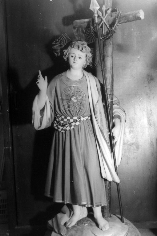 Gesù giovane (statua) di Manzo Giuseppe (sec. XX)