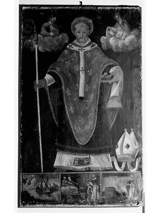 San Nicola di Bari e storie della sua vita (dipinto) - ambito pugliese (sec. XVI)