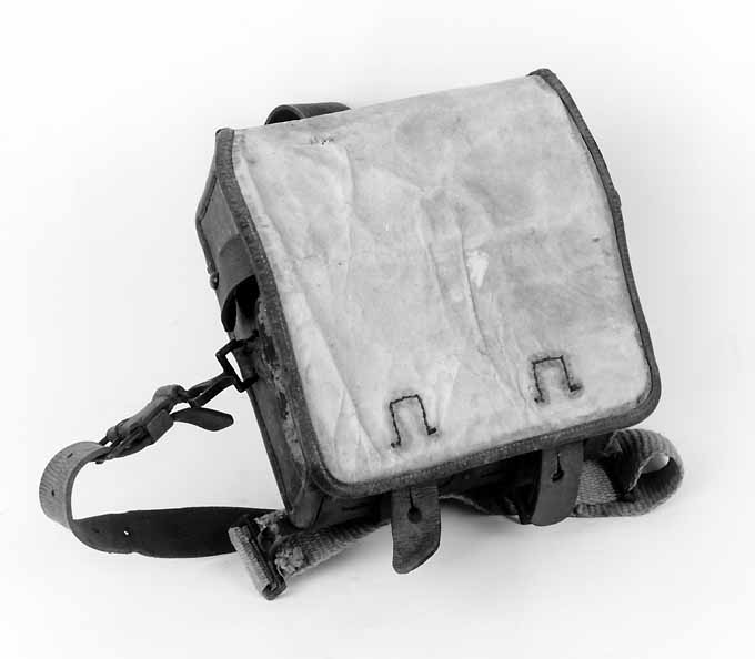 zaino portamunizioni, opera isolata - produzione italiana (?) (secc. XIX/ XX)