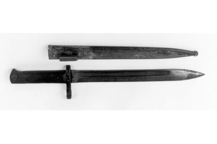 baionetta coltello - mod. 1895 austriaca, opera isolata - produzione austriaca (sec. XIX)