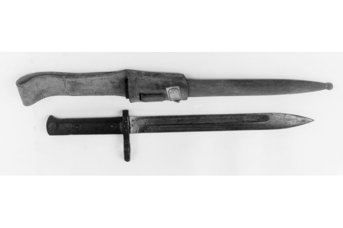 baionetta coltello - mod. 1895 austriaca, opera isolata - produzione austriaca (sec. XIX)