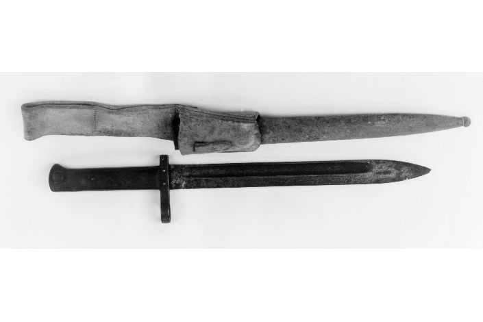 baionetta coltello - mod. 1904 austriaca, opera isolata - produzione austriaca (sec. XX)