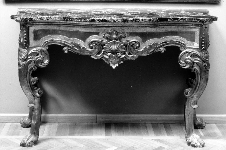 tavolo da muro - manifattura napoletana (seconda metà sec. XVIII)