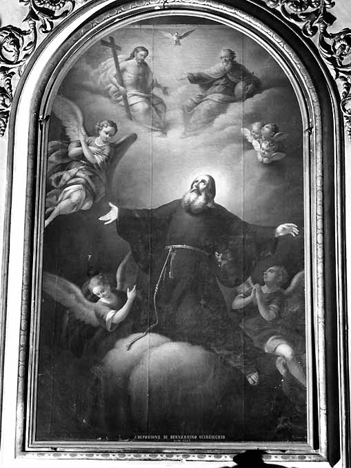 San Francesco di Paola (dipinto) di Montrone Michele (sec. XIX)