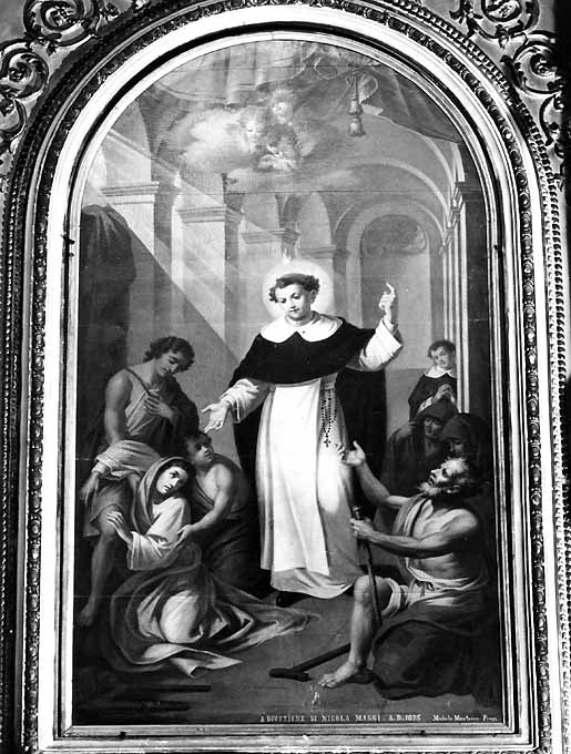 San Vincenzo Ferrer (dipinto) di Montrone Michele (sec. XIX)