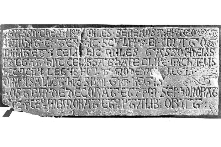 lapide - ambito pugliese (ultimo quarto sec. XIII)