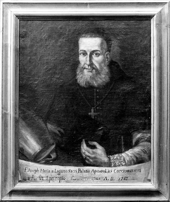 Ritratto di frate Giuseppe Maria da Lugano (dipinto) - ambito napoletano (sec. XVIII)