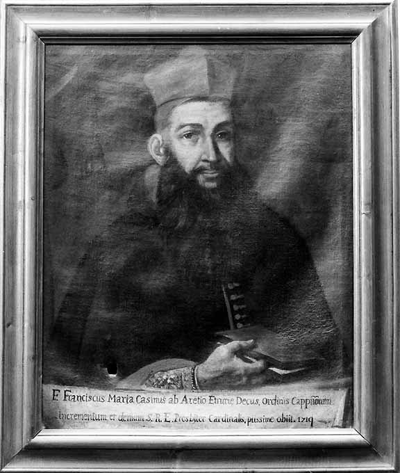 Ritratto di frate Francesco Maria Casini da Arezzo (dipinto) - ambito pugliese (sec. XVIII)