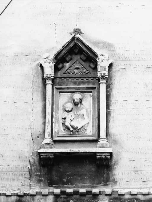 Madonna con Bambino (edicola) - ambito barese (secc. XV/ XVI)