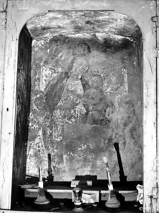 Madonna in trono con Bambino e santi (dipinto) - ambito barese (secc. XVI/ XVII)