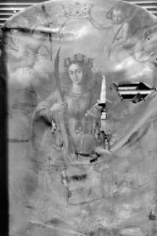 Santa Caterina d'Alessandria (dipinto) di Bordoni Andrea (prima metà sec. XVII)