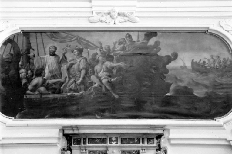 miracolo di bilocazione (dipinto) di De Mura Francesco (bottega) (sec. XVIII)