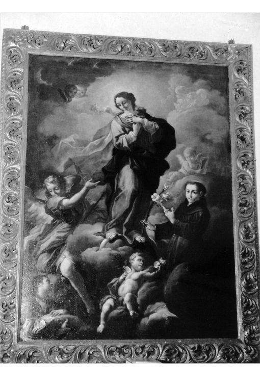 Immacolata, sant'Antonio da Padova, Tobiolo e l'angelo (dipinto) di Porta Felice (metà sec. XVIII)