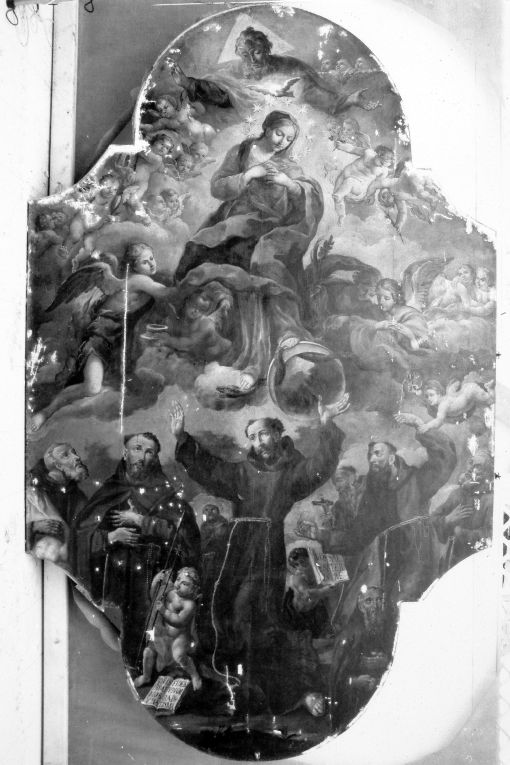 Madonna Immacolata e Santi (pala d'altare) di Calò Vito (fine/inizio secc. XVIII/ XIX)