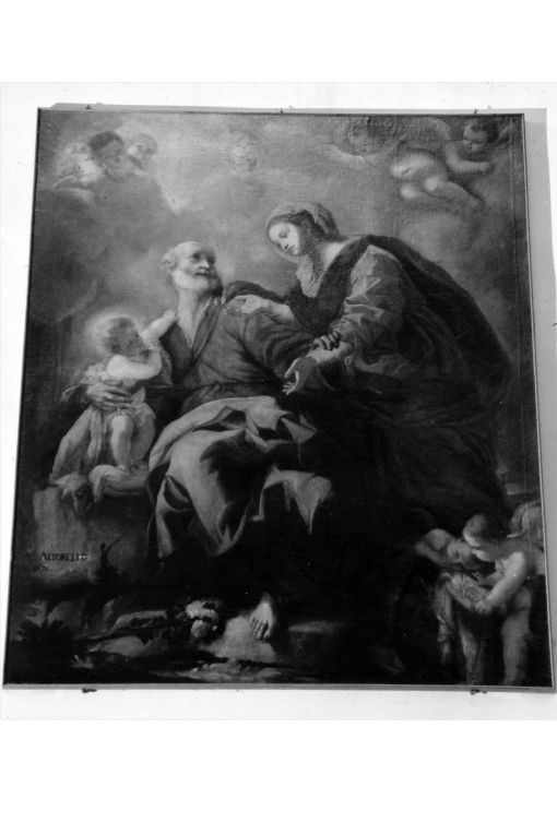 Sacra Famiglia (dipinto) di Altobello Francesco Antonio (sec. XVII)