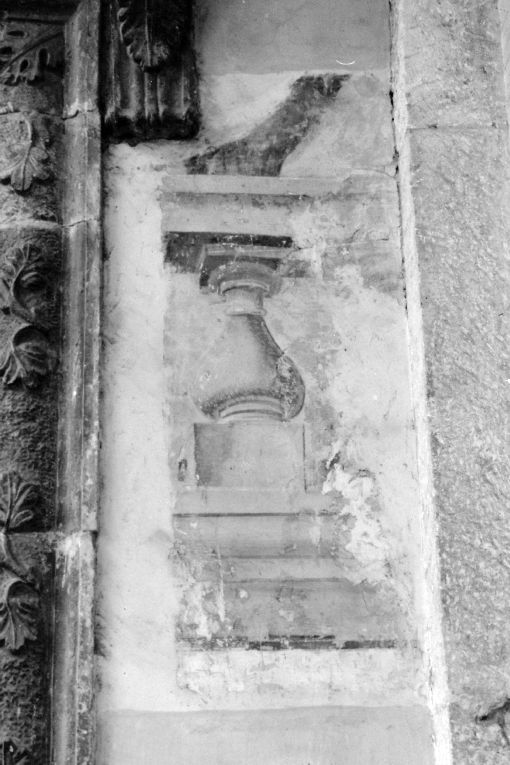 dipinto, frammento - ambito romano (fine/inizio secc. XVI/ XVII)