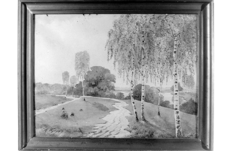 Paesaggio (dipinto) di Rydygiez R (primo quarto sec. XX)