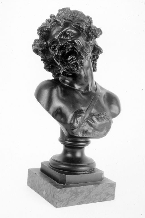 Busto di uomo barbuto (scultura) di CLODION (secc. XIX/ XX)