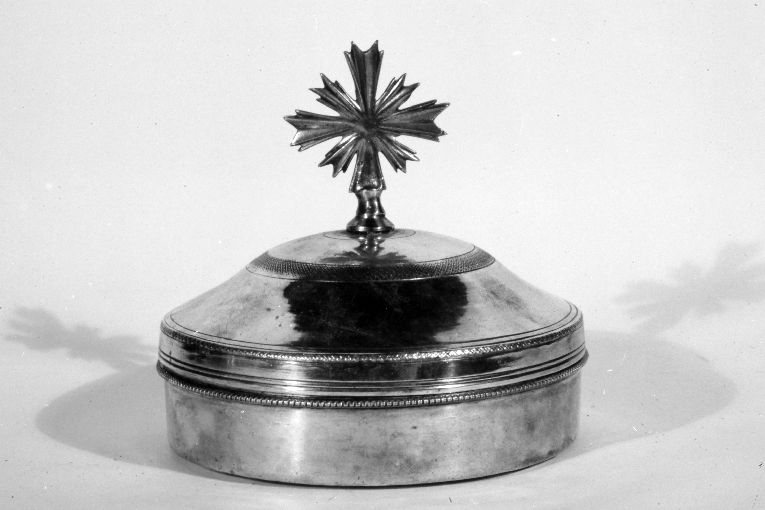 teca eucaristica di Caruso Vincenzo (sec. XIX)