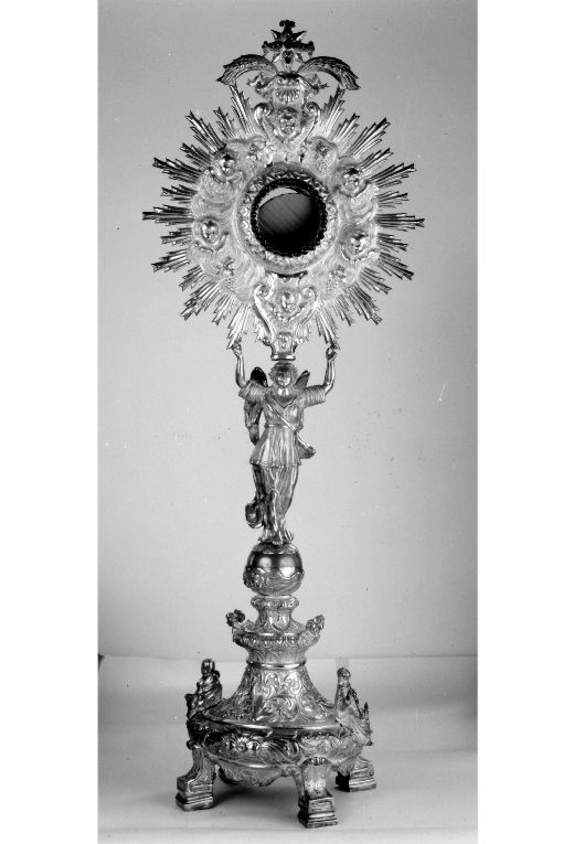 ostensorio - a raggiera di Sorbilli Giuseppe (sec. XIX)