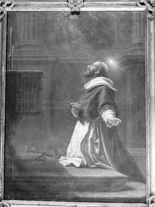 estasi di San Domenico (dipinto) di Scippa G. F (sec. XIX)