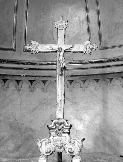 Cristo crocifisso (crocifisso) - ambito Italia meridionale (sec. XVII)