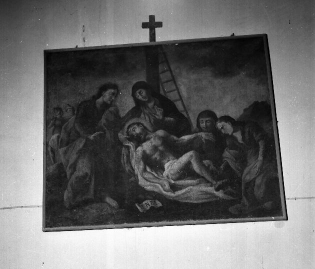 stazione XIII: Gesù deposto dalla croce (dipinto, elemento d'insieme) di Quercia Joachim (sec. XVIII)