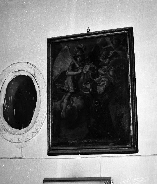 San Francesco di Paola e angeli (dipinto) - ambito Italia meridionale (sec. XVIII)