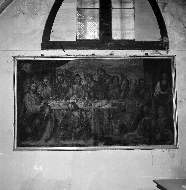 cena in casa del Fariseo (dipinto) - ambito napoletano (sec. XVII)