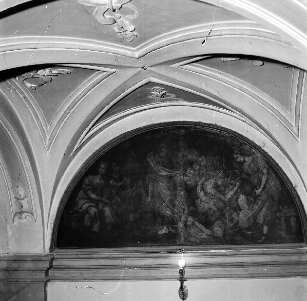 Profeta Elia e angelo (dipinto) - ambito napoletano (sec. XVII)