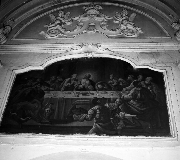 ultima cena (dipinto) di Porta Giuseppe (attribuito) (prima metà sec. XVIII)