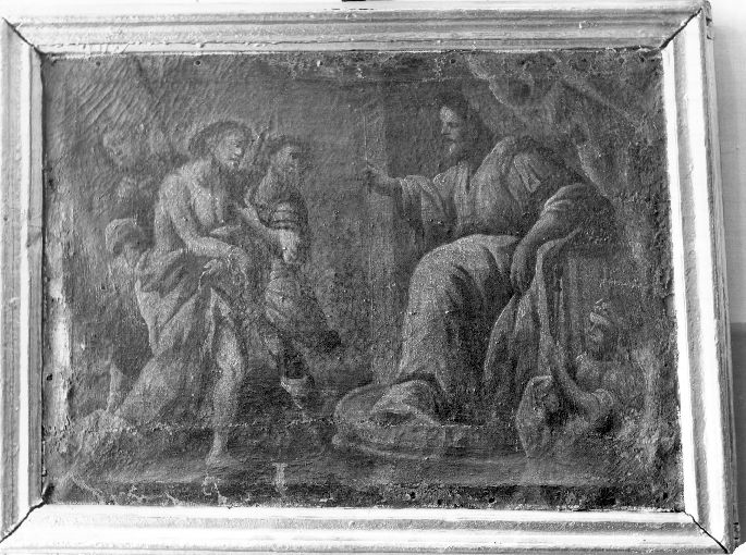 stazione I: Gesù condannato a morte (dipinto) - ambito Italia meridionale (inizio sec. XVIII)