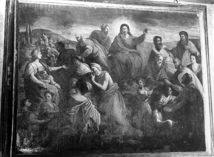 moltiplicazione dei pani e dei pesci (dipinto) di Porta Giuseppe (sec. XVIII)