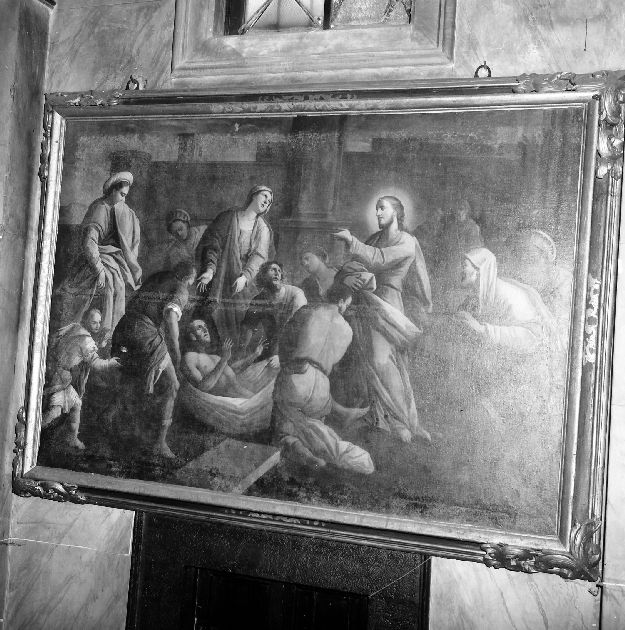 resurrezione di Lazzaro (dipinto) di Porta Giuseppe (sec. XVIII)