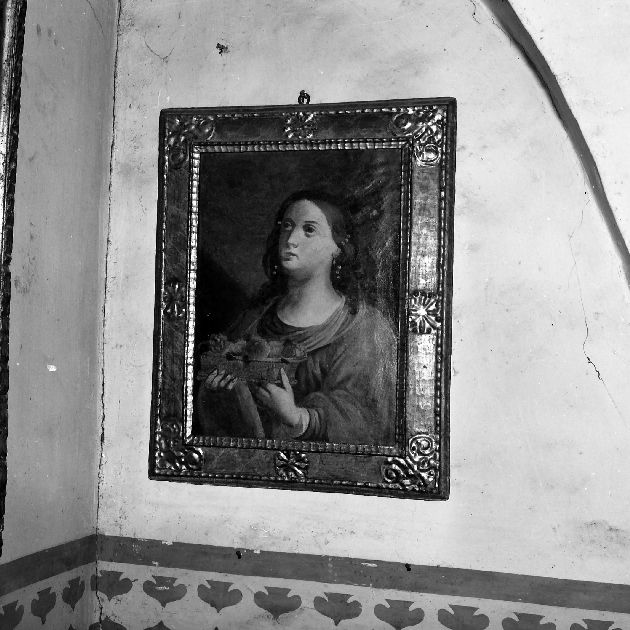 Santa Dorotea (dipinto) di Gliri Nicola (bottega) (sec. XVII)