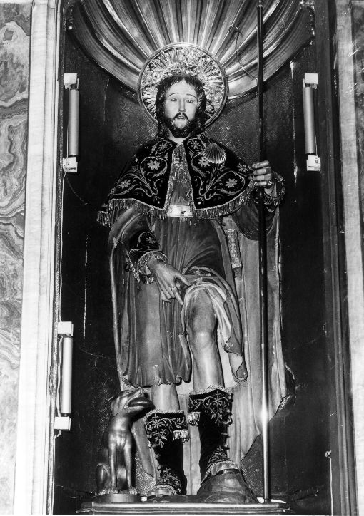 San Rocco (statua) di Brudaglio Riccardo (sec. XVIII)