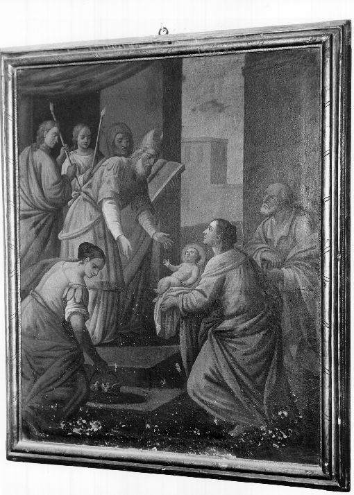 presentazione di Gesù al tempio (dipinto) - ambito pugliese (sec. XVIII)