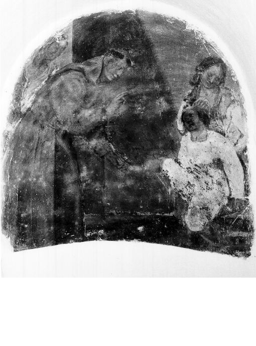 Sant'Antonio guarisce un malato (dipinto) - ambito pugliese (sec. XVIII)