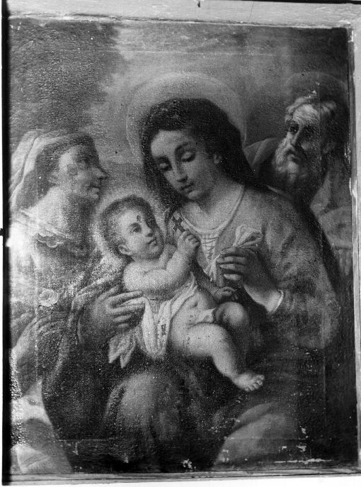 Sacra Famiglia con Sant'Anna (dipinto) - ambito pugliese (sec. XVIII)