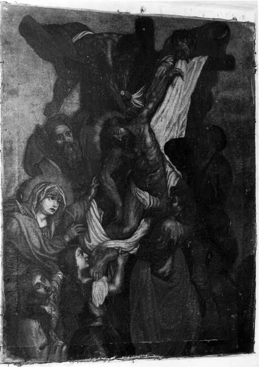deposizione di Cristo dalla croce (dipinto) - ambito pugliese (sec. XVIII)